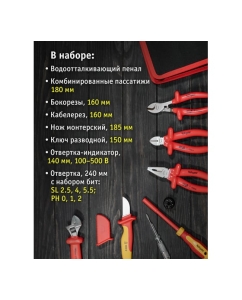 Купить Набор инструмента Navigator nht-ind06-h12 диэлектрические, 12 шт. 93435  в E-mobi