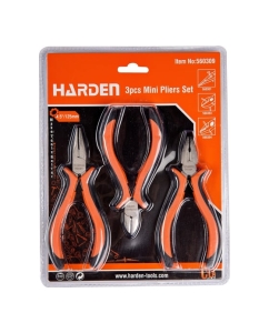Купить Набор шарнирно-губцевого инструмента HARDEN для точных работ, 3 предм. 560309  в E-mobi
