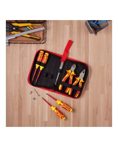 Купить Набор диэлектрического инструмента REXANT RI-02, 11 предметов, до 1000 В, тканевый пенал 12-4692-3  в E-mobi