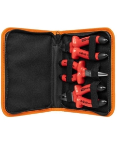 Купить Набор диэлектрического инструмента TDM ПрофиЭлектрик №1, тканевый пенал, 3 предмета, 1000 В SQ1017-0103  в E-mobi