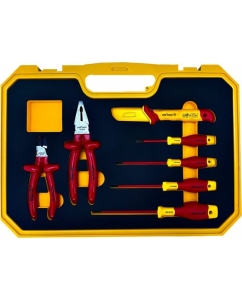 Купить Набор инструмента электрика Промлайн до 1000В, 21 предмет ПЛ0170721_z022  в E-mobi