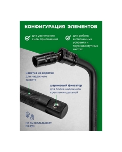 Купить Набор ударных головок Rockforce 1/2", 6-гр. 15 предметов в ложементе RF-4159K(58492)  в E-mobi