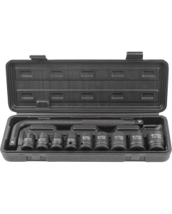 Купить Набор ударных головок с Г-образным воротком Forsage 1/2&amp;#39;&amp;#39;10пр.+1(10,12,13,14,17,19,21,22,24мм), в кейсе f-4104-5mpb 54600 F-4104-5MPB(54600)  в E-mobi