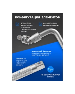 Купить Набор глубоких головок Forsage 15 предметов F-4157(58290)  в E-mobi
