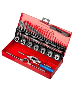 Купить Набор метчиков и плашек, сталь 9ХС, 32 предмета  ЗУБР МАСТЕР 28129-H32_z01  в E-mobi