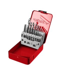 Купить Резьбонарезной набор ЗУБР метчики 9ХС, сверла Р6М5, 18 предметов 28115-H18_z01  в E-mobi