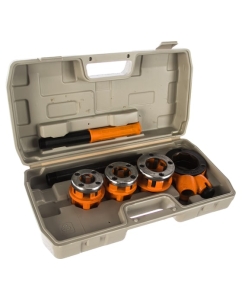 Купить Набор клуппов SPARTA 1/2"-3/4"-1"+ плашкодержатель с трещоткой, 6 предм 773335  в E-mobi