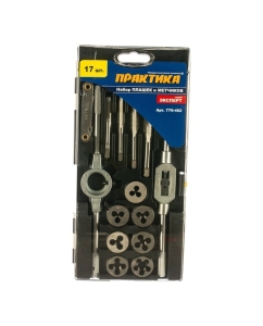 Купить Набор метчиков и плашек (17 шт) ПРАКТИКА 779-462  в E-mobi