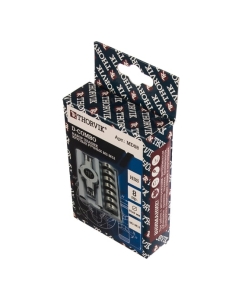 Купить Набор круглых ручных плашек Thorvik D-COMBO М3-М12, HSS, 8 предметов MDS8 52885  в E-mobi