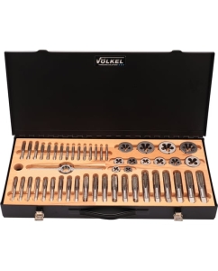 Купить Набор метчиков и плашек VOELKEL M5-M20 HSS-G 55пр V48005  в E-mobi