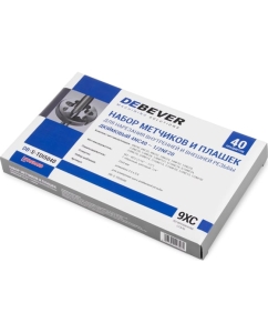 Купить Набор метчиков и плашек Debever Machining Solutions 4NC40 - 1/2NF20, 40 предметов, дюймовая резьба DB-S-TDI5040  в E-mobi