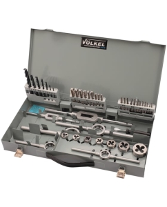 Купить Набор метчиков и плашек VOLKEL M3-M12 HSS-G 44 предмета V49111  в E-mobi