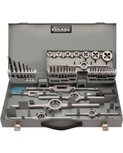 Купить Набор метчиков и плашек VOLKEL M3-M12 HSS-G 44 предмета V49111  в E-mobi