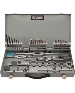 Купить Набор метчиков и плашек VOLKEL M3-M12 HSS-G 44 предмета V49111  в E-mobi