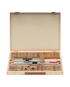 Купить Набор метчиков и плашек Bucovice Tools M1-D M3-M12 HSS 34пр 340122  в E-mobi