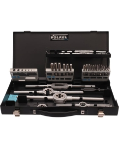Купить Набор метчиков и плашек VOLKEL M3-M12 HSS-G 37 предметов V49107  в E-mobi