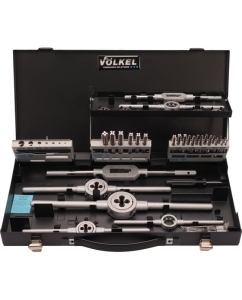 Купить Набор метчиков и плашек VOLKEL M3-M12 HSS-G 37 предметов V49107  в E-mobi