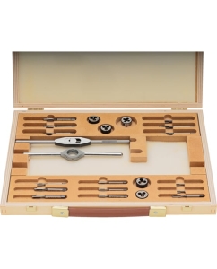 Купить Набор метчиков и плашек Bucovice Tools UNC №5-№12 115CrV3 22пр 315000  в E-mobi