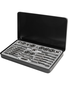 Купить Набор метчиков и плашек дюймовый Rockforce 24 предмета (1/4", 5/16", 3/8", 7/16", 1/2"), в металлическом кейсе RF-M024-2(10458)  в E-mobi