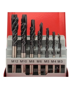 Купить Набор машинных метчиков H-Tools M3-M12 HSSE-TiALN DIN371/376 + сверла 21пр 245054FHT  в E-mobi