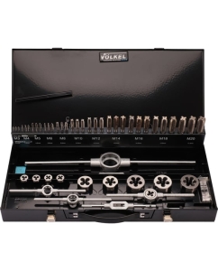 Купить Набор метчиков и плашек VOELKEL M3-M20 HSS-G 52пр V49205  в E-mobi