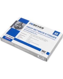 Купить Набор метчиков и плашек Debever Machining Solutions М3-12, 40 предметов, метрическая резьба DB-S-TDM5040  в E-mobi