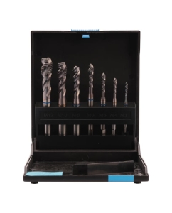 Купить Набор метчиков машинных VOLKEL спиральных M3-M12 HSSE-TiCN DIN371/376 (C/2-3P, R39) 7пр V47869  в E-mobi