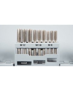 Купить Набор ручных метчиков и плашек NORGAU M3-M12 со сверлами, 45 предметов 013904330  в E-mobi