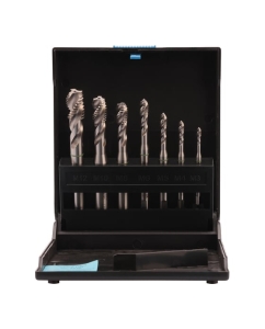 Купить Набор спиральных машинных метчиков VOLKEL M3-M12 HSSE DIN371/376 (C/2,5P, R39) 7пр V47863  в E-mobi