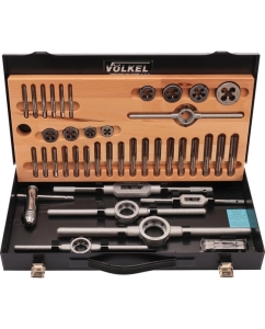 Купить Набор метчиков и плашек VOLKEL M5-M12 HSS-G 40пр V48004  в E-mobi