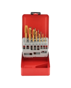 Купить Набор машинных метчиков H-Tools M3-M12 HSSE-TiN DIN371/376 + сверла 14пр 245051THT  в E-mobi