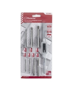 Купить Набор метчиков Политех М3-М12, + метчикодержатель, 8 предметов 4515003  в E-mobi