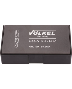 Купить Набор метчиков для шуруповерта VOLKEL 3 в 1 M3-M10 HSS-G 7пр V67200  в E-mobi