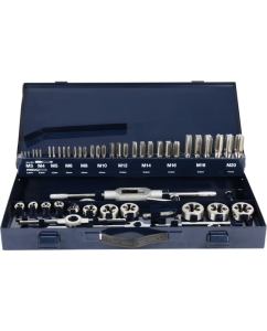 Купить Набор метчиков и плашек Debever Machining Solutions М3-М20, HSS, 55 предметов DB-2055  в E-mobi