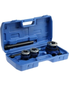 Купить Набор трубных клуппов ТУНДРА, 1/2"-3/4"-1" + трещотка, рукоять, удлинитель, 6 предметов 1124015  в E-mobi