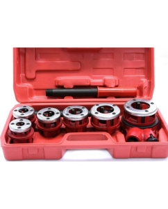 Купить Набор для нарезания резьбы, пластмассовый кейс, 9 предметов РемоКолор 43-7-001  в E-mobi