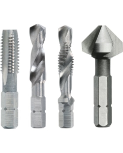 Купить Резьбонарезной набор VOELKEL М10 шаг 1.5мм HSS-G 4пр. V67410  в E-mobi