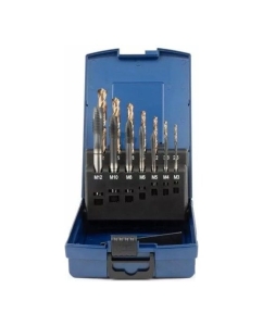 Купить Набор машинных метчиков GSR B HSSE-AlTiN DIN371/376 M3-M10/M12 Silver 14 предметов BRB09100120  в E-mobi