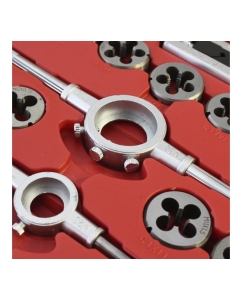 Купить Набор метчиков и плашек Optimus М2-М18, метрическая резьба, 110 предметов OPT-MTDS110  в E-mobi