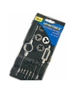 Купить Набор метчиков и плашек (12 шт) ПРАКТИКА 779-455  в E-mobi