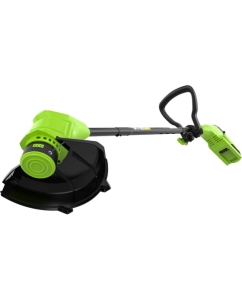 Купить Аккумуляторный триммер GreenWorks 24V, 25 см, с 1хАКБ 2Ач и ЗУ 2107207SA  в E-mobi