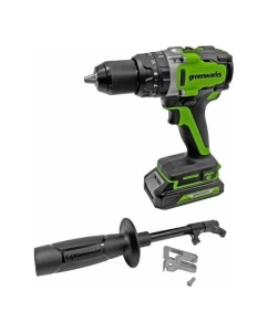 Купить Аккумуляторная ударная дрель-шуруповер Greenworks 24V, 140 Нм, бесщеточная, без АКБ и ЗУ 3707607  в E-mobi