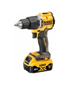 Купить Аккумуляторная ударная дрель-шуруповерт DEWALT 18 В, 1650 об/мин, 28050 уд/мин, с 2 АКБ 5 Ач и ЗУ, в кейсе TSTAK DCD100YP2T  в E-mobi