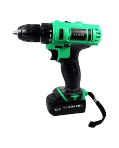 Купить Аккумуляторная дрель-шуруповерт Zitrek Greenpower 12-Li (12В, Li-ion аккумулятор 2шт, ЗУ, кейс, бита) 063-4074  в E-mobi
