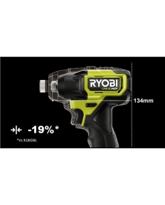 Купить Бесщеточный импульсный винтоверт Ryobi ONE+ HP RID18C-0 5133004938  в E-mobi