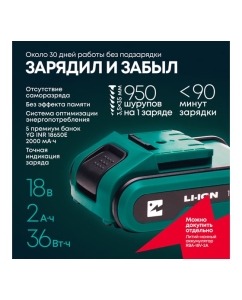 Купить Ударный аккумуляторный шуруповерт Rokodil Twist 2 Pro Impact 18V 1045942  в E-mobi