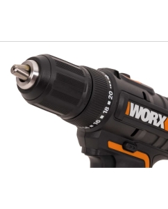 Купить Аккумуляторная дрель-шуруповерт WORX 45Нм, 20В, без АКБ и ЗУ WX108.9  в E-mobi