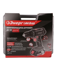 Купить Аккумуляторный шуруповерт Энергомаш ДШ-18К  в E-mobi