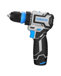 Купить Дрель-шуруповерт аккумуляторная бесщеточная компактная DEKO Loner 12V PRO со съёмным патроном, 12В, 1x3.0Ач 085-1121  в E-mobi
