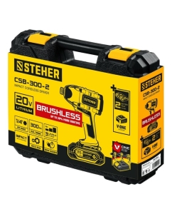 Купить Бесщеточный винтоверт STEHER CSB-300-2  в E-mobi